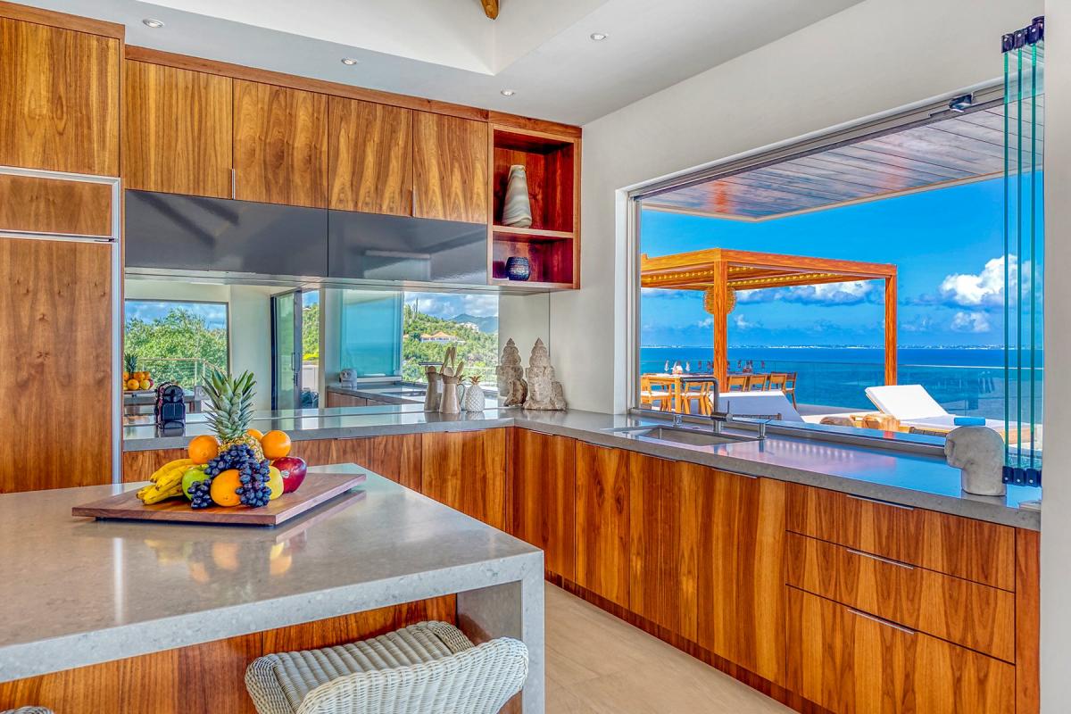 St Martin luxury villa rental - Kitchen